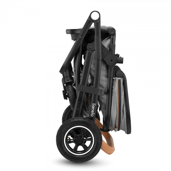 Poussette duo amber + nacelle grey stone Lionelo