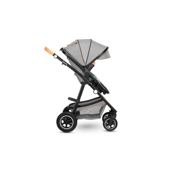 Poussette duo amber + nacelle grey stone Lionelo