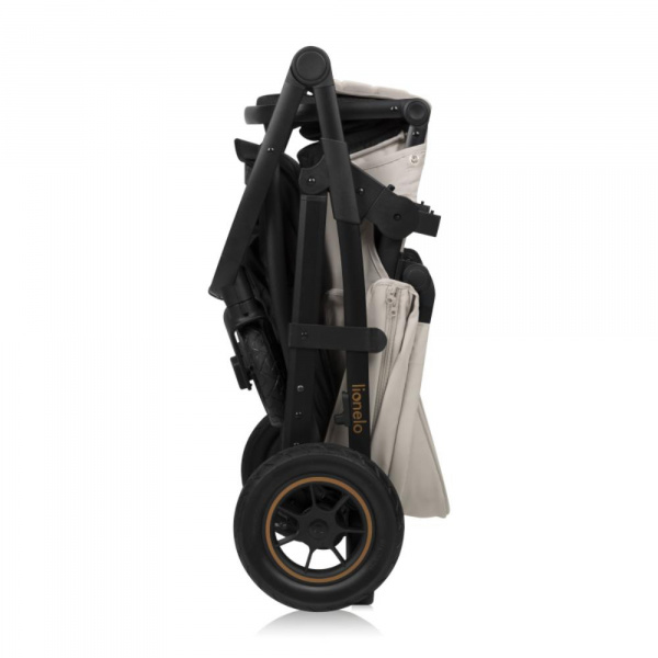Poussette trio amber + nacelle + coque beige sand Lionelo