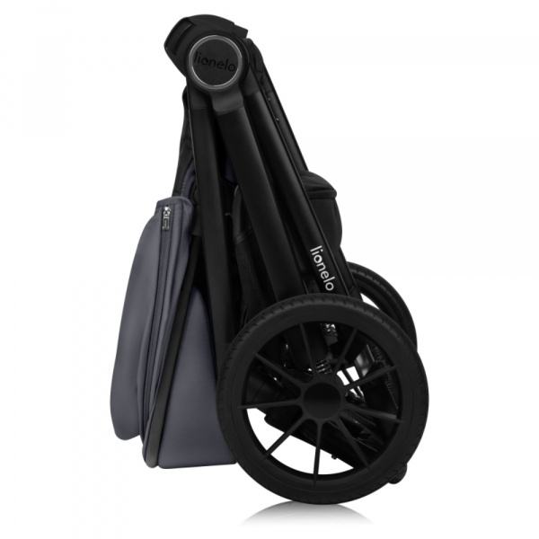 Poussette trio layla + nacelle + coque green forest Lionelo