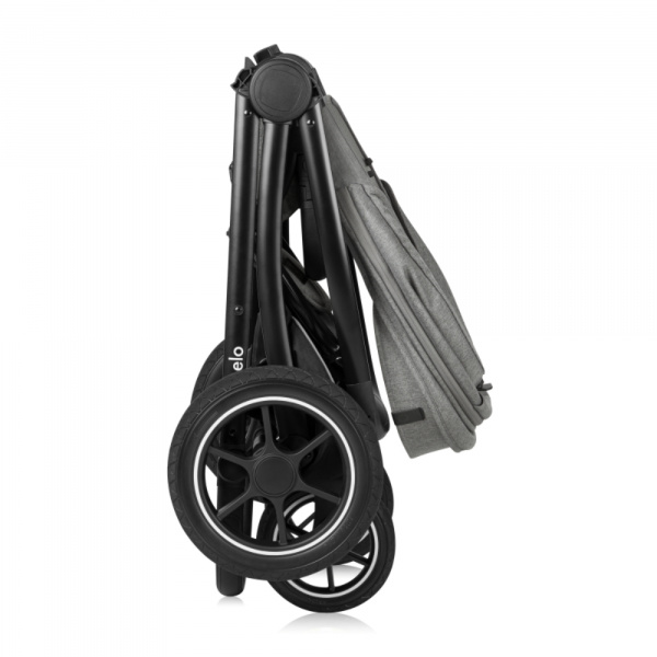 Poussette trio meril + nacelle + coque grey stone Lionelo