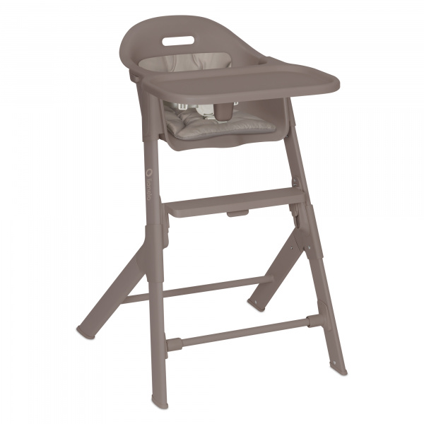 Chaise haute beny beige taupe Lionelo