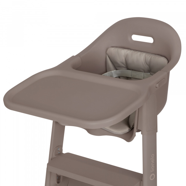 Chaise haute beny beige taupe Lionelo
