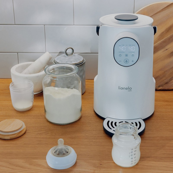 Robot préparateur de boissons lactées babypresto - white natural Lionelo