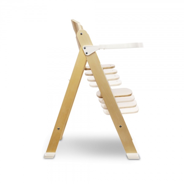 Chaise haute floris natural white Lionelo