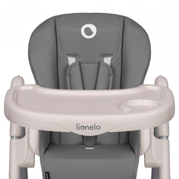 Chaise haute bébé zanna grey stone Lionelo