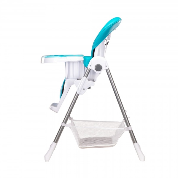 Chaise haute linn plus turquoise Lionelo