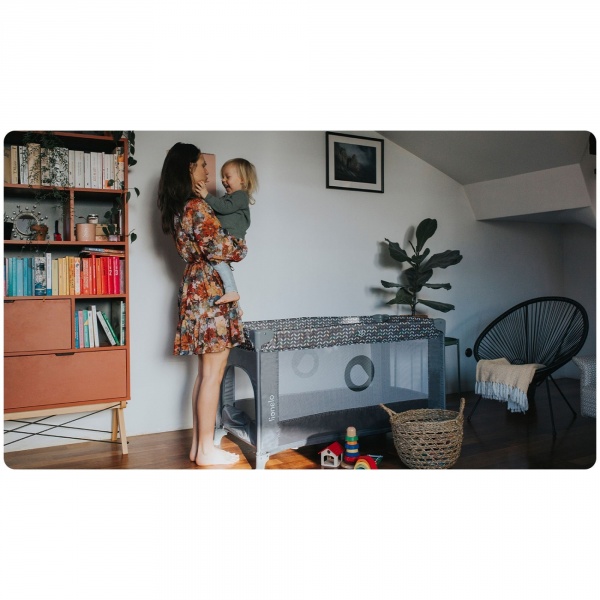 Lit parapluie stefi yellow lemon Lionelo