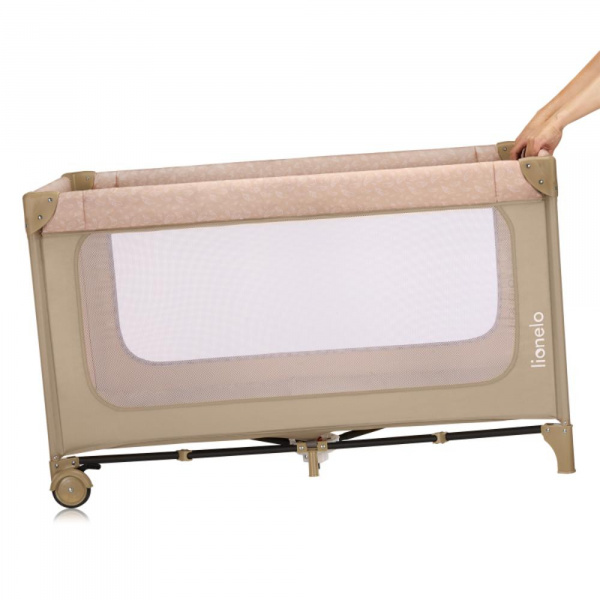 Lit parapluie jasmin easy fold beige sand Lionelo