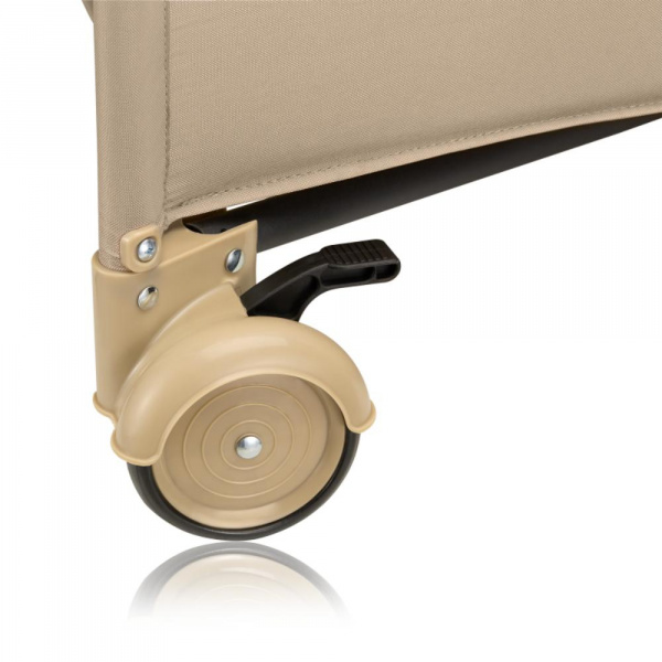 Lit parapluie jasmin easy fold beige sand Lionelo