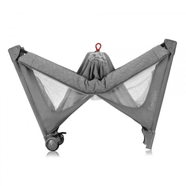 Lit parapluie jasmin easy fold grey stone Lionelo