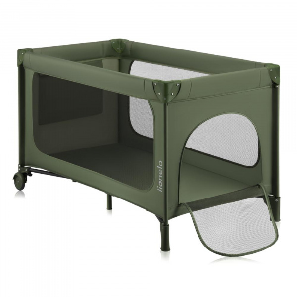 Le lit bébé lionelo jasmin easy fold green olive Lionelo