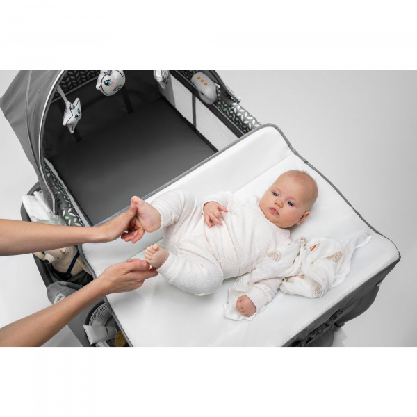 Lit évolutif sven plus - beige olive Lionelo