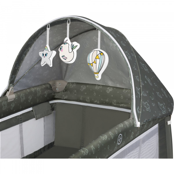 Lit évolutif sven plus - beige olive Lionelo