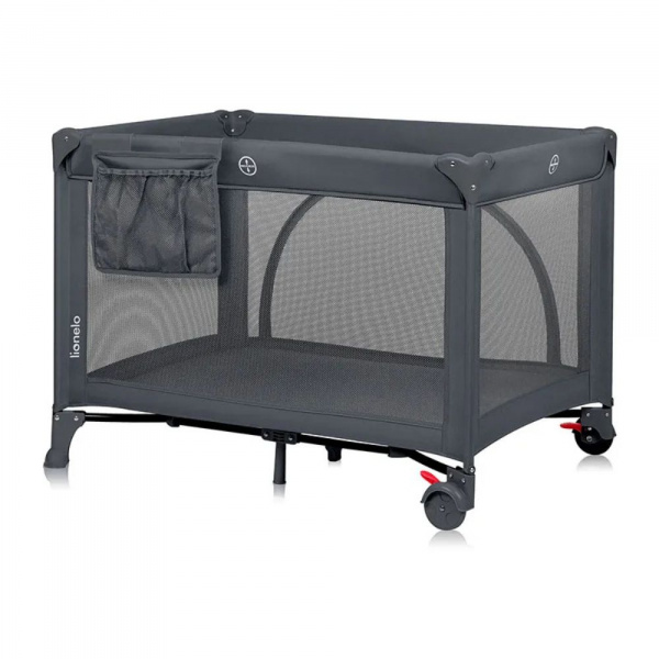 Lit parapluie bébé laura compact 2 en 1 grey concrete Lionelo