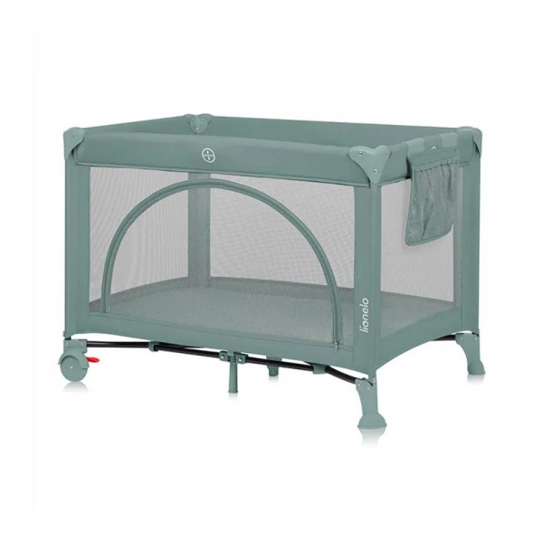 Lit parapluie bébé laura compact 2 en 1 green sage Lionelo