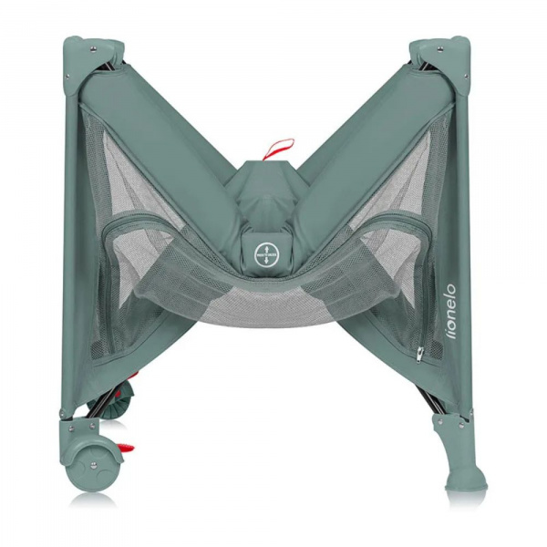 Lit parapluie bébé laura compact 2 en 1 green sage Lionelo