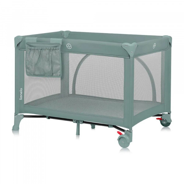 Lit parapluie bébé laura compact 2 en 1 green sage Lionelo