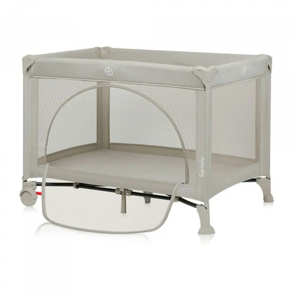 Lit parapluie bébé laura compact 2 en 1 beige sand Lionelo