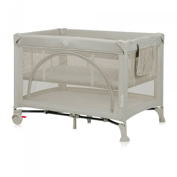 Lit parapluie bébé laura compact 2 en 1 beige sand Lionelo