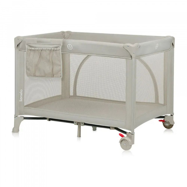 Lit parapluie bébé laura compact 2 en 1 beige sand Lionelo