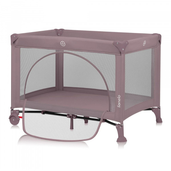 Lit parapluie bébé laura compact 2 en 1 pink nude Lionelo