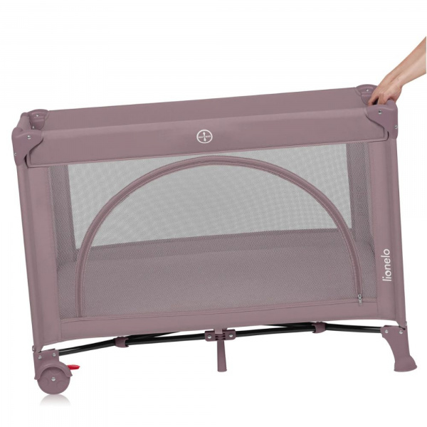 Lit parapluie bébé laura compact 2 en 1 pink nude Lionelo