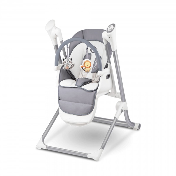 Transat balancelle niles grey Lionelo