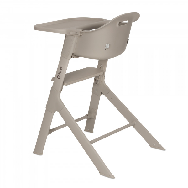 Chaise haute beny beige sand Lionelo