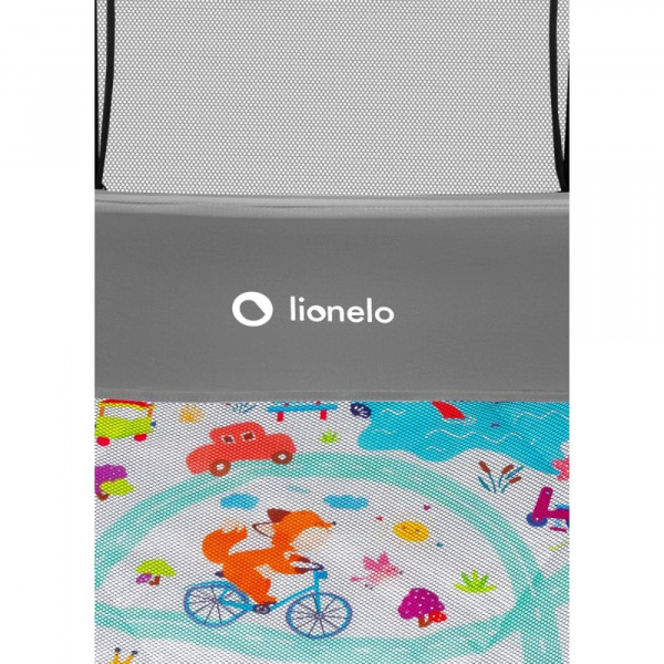 Parc pliable pour enfants roel grey multicolor Lionelo