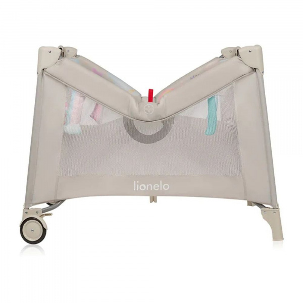 Parc bébé mille plus 100x100 cm pliable avec matelas grey beige Lionelo