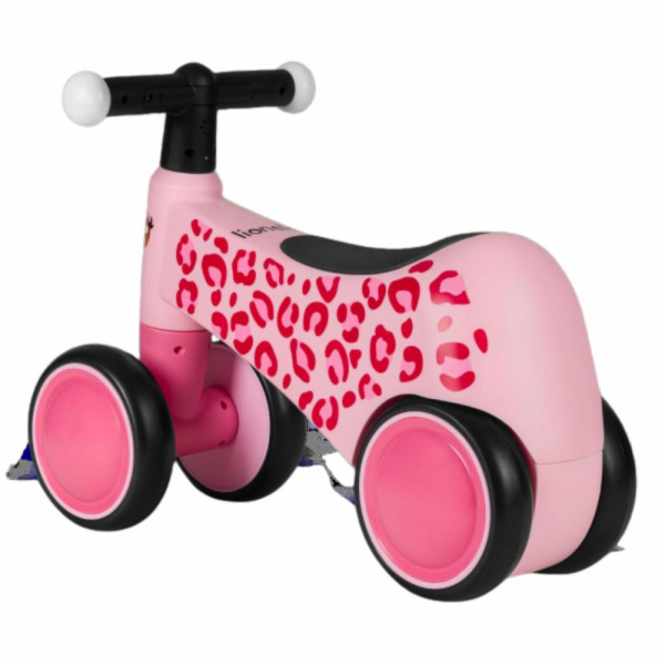 Draisienne sammy 4 roues - rose Lionelo