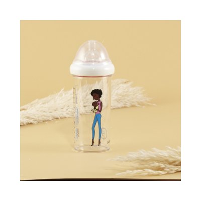 Biberon maman-bébé afro 360 ml 6 mois+
