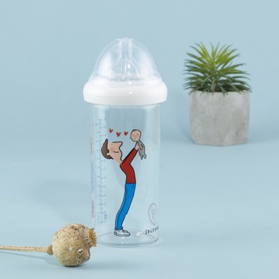 Biberon papa 360 ml 6 mois+
