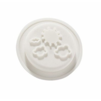 Lot de 2 opercules silicones amour et nuages