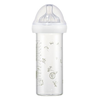 Biberon gypsophilia vert 240 ml 0-6 mois