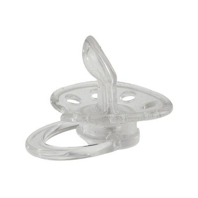 Sucette 0-6 mois coeurs bleus