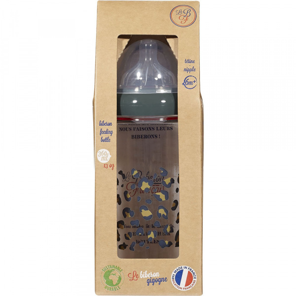 Biberon léopard 360 ml 6 mois+ Le biberon francais