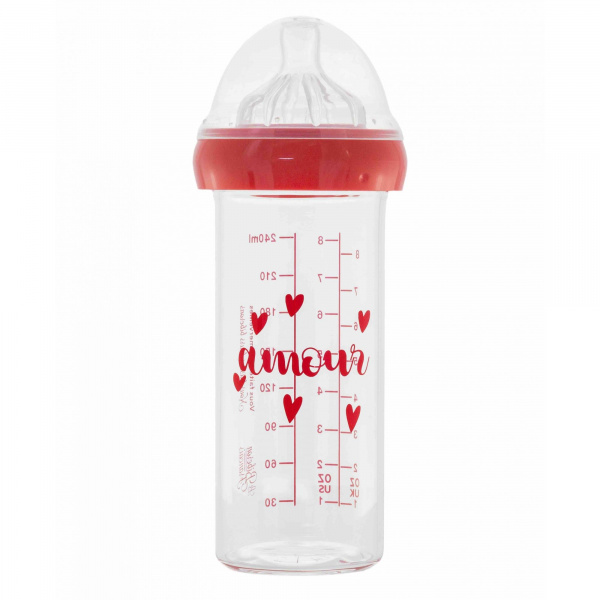 Biberon amour 240 ml 0-6 mois Le biberon francais