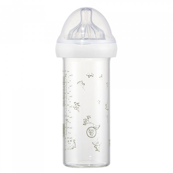 Biberon gypsophilia vert 240 ml 0-6 mois Le biberon francais