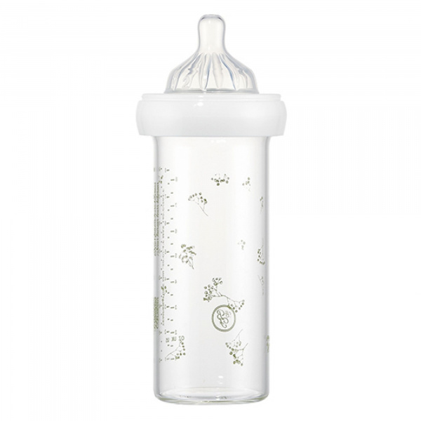 Biberon gypsophilia vert 240 ml 0-6 mois Le biberon francais