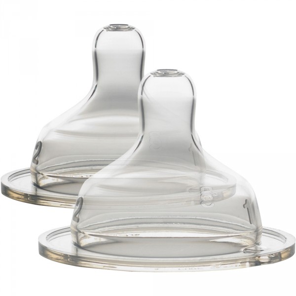 Lot de 2 tétines taille s 0-6 mois Le biberon francais