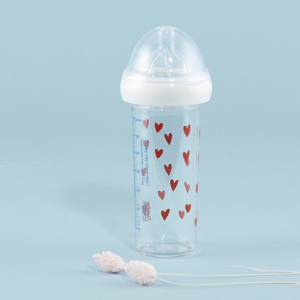Biberon coeurs 210 ml Le biberon francais