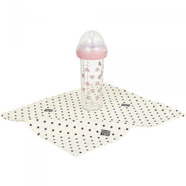 Biberon coeurs roses 210 ml Le biberon francais