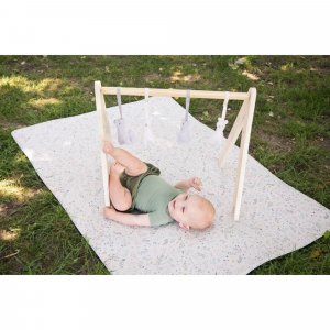 Tapis de jeu lavable en vinyle - petits lapins Little gem