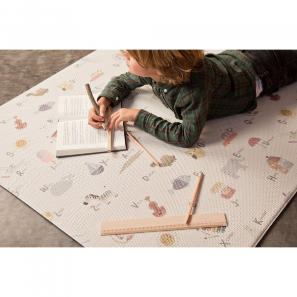 Tapis de jeu lavable en vinyle - alphabet Little gem