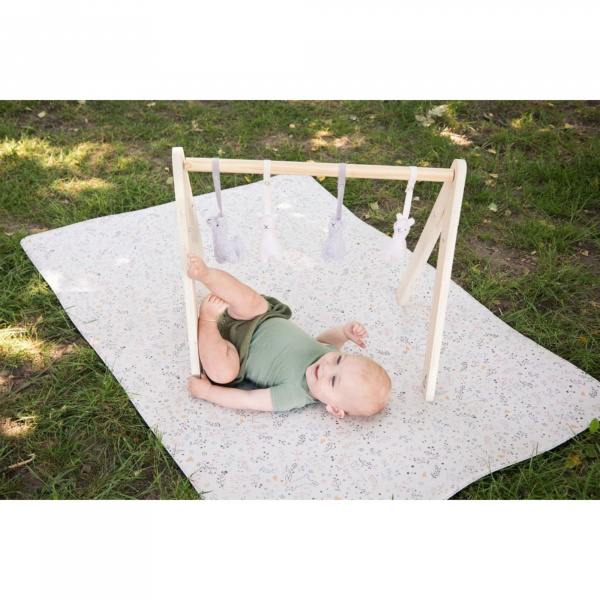 Tapis de jeu lavable en vinyle - petits lapins Little gem