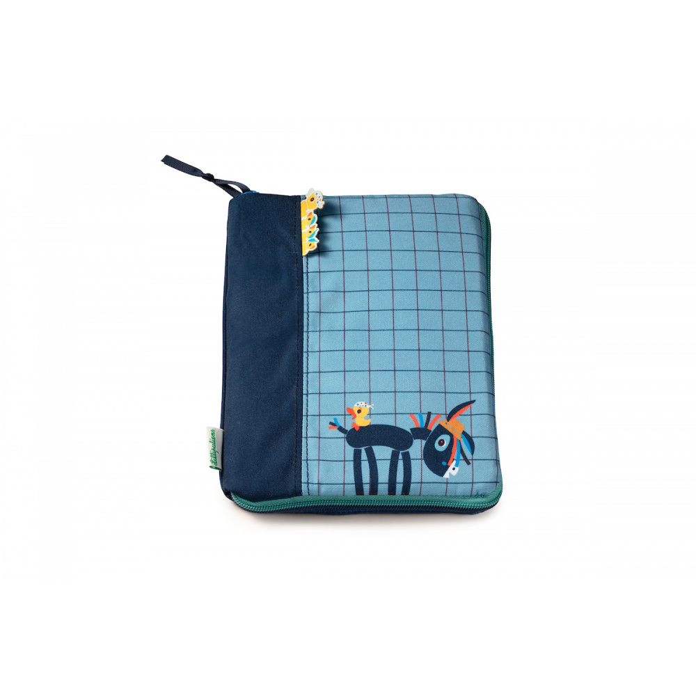 Housse Protectrice Pour Carnet De Santé Anaïs - Lilliputiens, Dimensions 18x24,5 Cm, Fermeture éclair, Pochette, Lavable