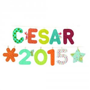 Chiffre à suspendre numéro 1 Lilliputiens