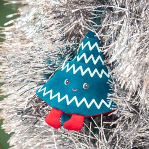 Lutin boule de noël réversible - lilli Lilliputiens